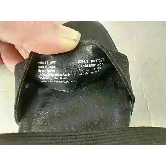 SIMPLY VERA WANG Black High Heels Women's 8.5 Sandals - Picture 7 of 9